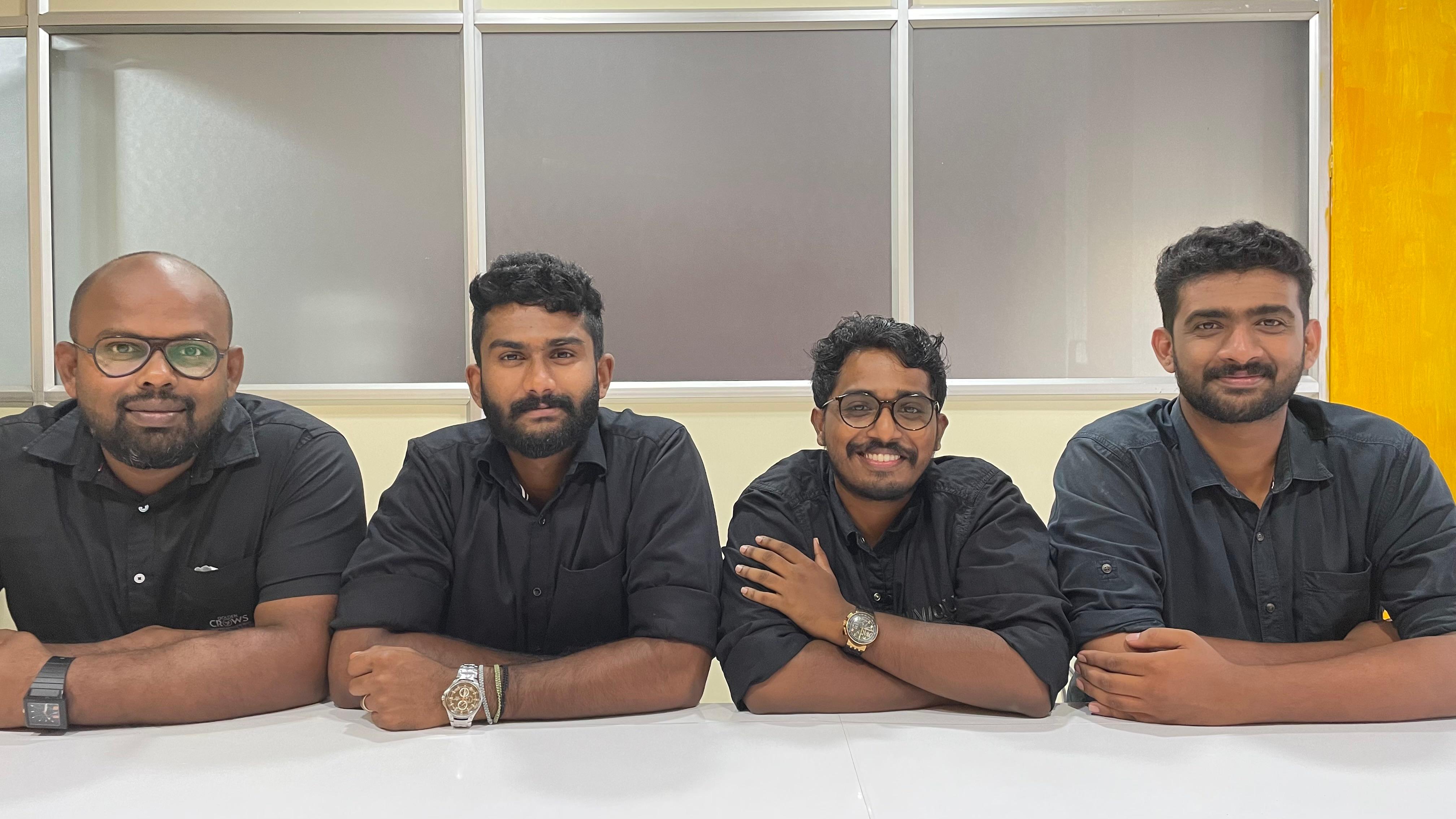 Boxall founders Arun, Rohin, Jai and Ananth, left to right, in 2022